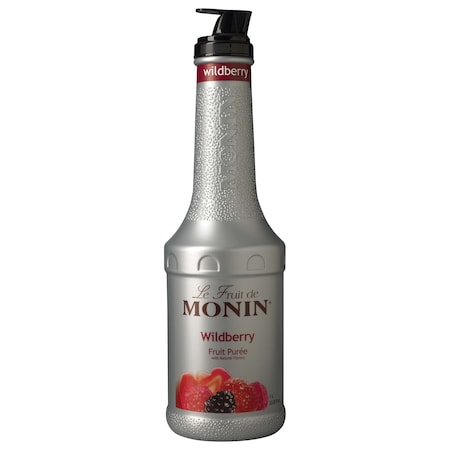 Monin Monin Wildberry Puree 1 Liter Bottle, PK4 M-RP114F